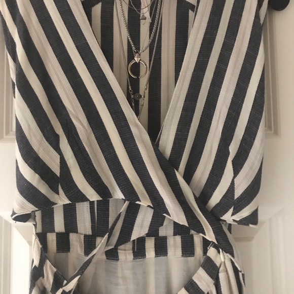 NEW!! FREE PEOPLE LA Babe Stripe Midi Dress -NWOT - Picture 8 of 9